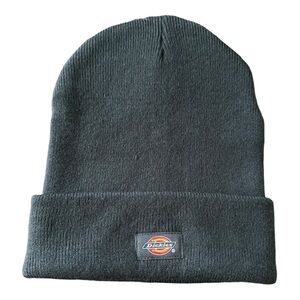 DICKIES ! 4” Cuffed Knit Beanie Charcoal Grey OS NEW